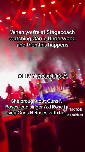 Carrie Underwood Stagecoach Performance with Axl Rose in 2024