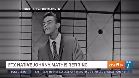 East Texas native Johnny Mathis retiring from performing