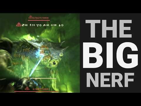 Fallout 76: THE BIG NERF!!! - Is The Gauss Minigun Worth Using Next Season???