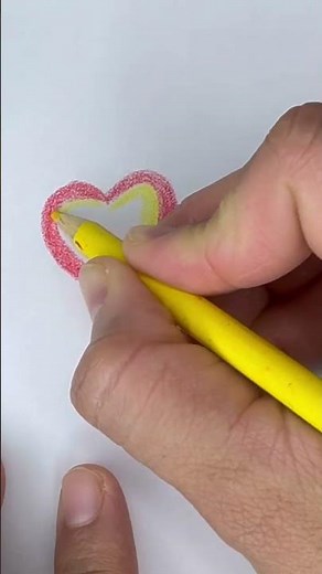 Colourful Heart❤️🥰💗 #art #drawing drawing