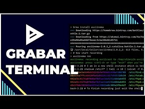 asciinema | Graba y comparte las sesiones de tu Terminal