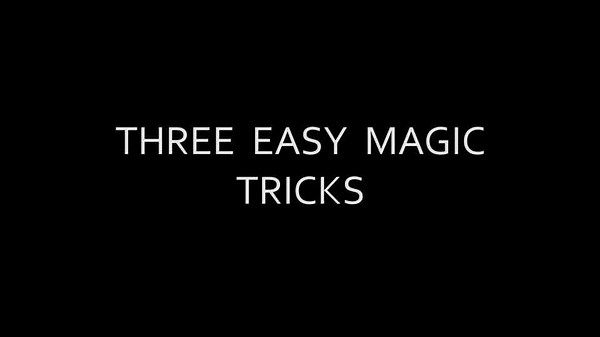 3 EASY Magic Tricks (With Rubber Bands, Money & Cards) - Tutorial