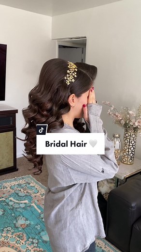 Nikah Ready Bridal Hair for Afghan Bride in NYC