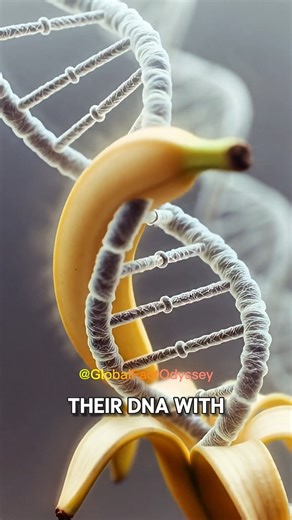 Humans Share DNA With Bananas (Genetics Explained)#Genetics #HumanBiology#Evolution #DNAScience