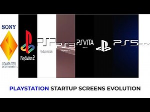 PLAYSTATION STARTUP SCREEN EVOLUTION (1994 - 2025)