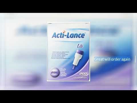 A little prick is all it takes. Acti-Lance Lite Single Use Lancets, 200 Count