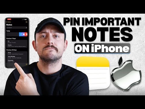 How to Pin Important Notes on iPhone (iOS Notes App Tutorial)