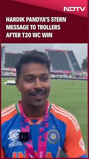 Hardik Pandya’s Stern Message To Trollers After T20 WC Win