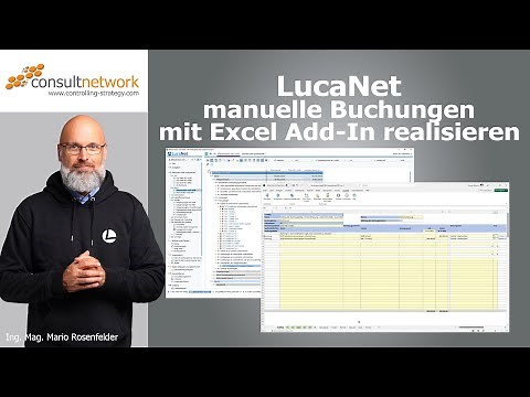 LucaNet: Manuelle Buchungen mit Excel Add-In realisieren
