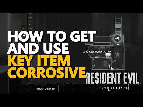 How to get and use Key Item Corrosive Resident Evil Requiem 9