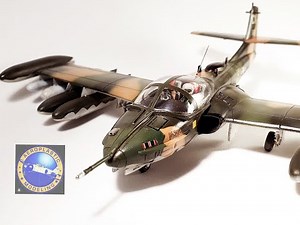 HASEGAWA 1/72 A37 DRAGONFLY FULL BUILT