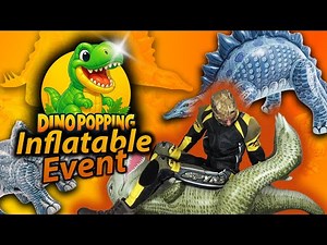 Pop inflatable - Triple Dino Destruction – Intex Inflatable POP Trailer! 😱