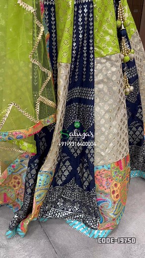 A navy blue choli (blouse) paired with a multi-colored lehenga is a beautiful and traditional Indian outfit. It’s often worn at weddings and special occasions. Visit our store or shop via call now! 🛒📷📞 Call us at 919316400004 or 918710000021.Location:-Saluja storeAd Join Mai Nand Kaur Gurudwara, Ghumar Mandi, Ludhiana, Punjab. #salujastore #salujastoreludhiana #lehngacholi #navyblue #treanding #new #collection #arrived #foryou #fastival #occasion #designer #article #arrived | Saluja Store Lud