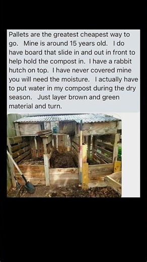 pallet composting tips for beginners | Subscribe for more #motivation 😊👍