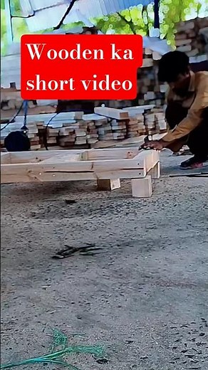 YouTube Title: Amazing Wooden Bed Frame Making #Woodworking #WoodFactory #FurnitureMaking