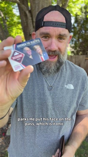 He Put His Face on the National Park Pass… But Has He Even Been?