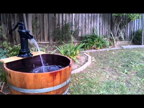 How To: Wine Barrel Water Fountain
