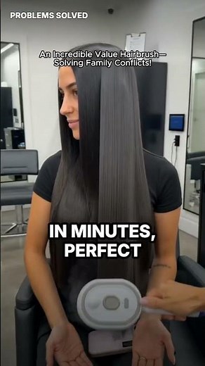 This Hair Straightening Brush Is Perfect For Busy Mornings