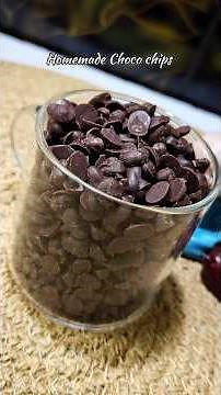 Homemade Chocolate Chips Without Piping Bag | Easy Milk Cover Hack #chocochips #chocolate #dessert