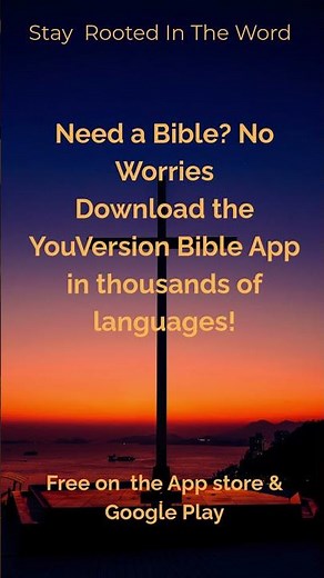 Need a Bible? Download the Free YouVersion App