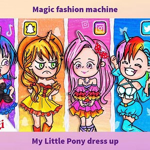 I wish I have a magic fashion machine like this 😍 #Doll #fashion | WOA Annie story