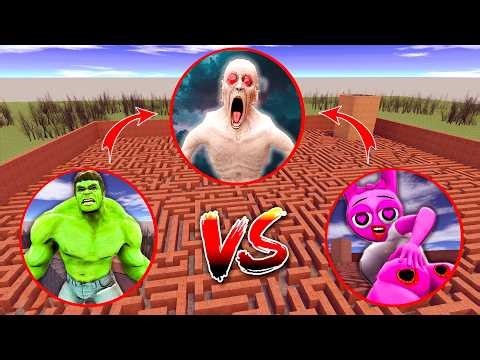 MISS SPRUNKI vs SCP 096 vs HULK | Garry’s Mod Battle