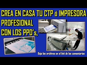 Crea tu Impresora PostScript Profesional o CTP fácilmente