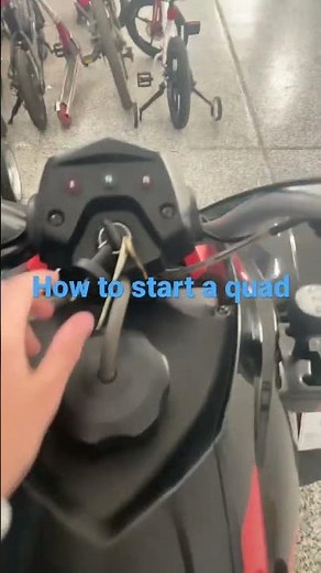How to start a quad