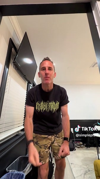 “Sorry, no spoilers! 🙅‍♂️🤷‍♂️🤐 You’re gonna have to wait another 15 days…but trust us, it’s worth it! Our documentary, “SIMPLE PLAN: #TheKidsintheCrowd” comes out July 8th WORLDWIDE on Prime Video ! #simpleplan #poppunk #documentary #nospoilers #sneekpeak