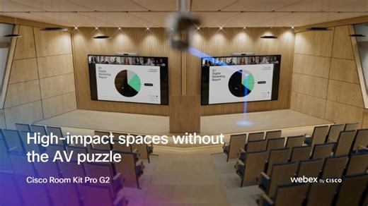 𝗕𝗿𝗶𝗻𝗴 𝗽𝗿𝗲𝗺𝗶𝘂𝗺 𝘃𝗶𝗱𝗲𝗼 𝗰𝗼𝗻𝗳𝗲𝗿𝗲𝗻𝗰𝗶𝗻𝗴 𝘁𝗼 𝘆𝗼𝘂𝗿 𝗹𝗮𝗿𝗴𝗲 𝗮𝗻𝗱 𝗵𝗶𝗴𝗵-𝗶𝗺𝗽𝗮𝗰𝘁 𝘀𝗽𝗮𝗰𝗲𝘀 𝘄𝗶𝘁𝗵 𝘁𝗵𝗲 𝗥𝗼𝗼𝗺 𝗞𝗶𝘁 𝗣𝗿𝗼 𝗚𝟮. Featuring an NVIDIA-powered room engine, intelligent camera options, and smart accessories, it’s the most powerful device solution to enable next-generation AI workflows, scalable AV over IP room orchestration, and enterprise-grade management to simplify your most demanding spaces at scale. Learn more at https://cs.co/6184hO