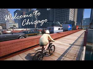 GTA 5 Chicago (Windy City) Add-On Map Showcase [QuantV + NVE + V Remake] on RTX 3090 4K 60Fps