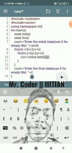 8 puzzle problem using hill climb || C++