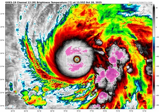 12K views · 68 reactions | Cat-5 Hurricane Melissa approaching SW...