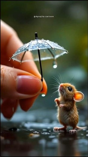 Mini Umbrella Kindness Moment !!☔🌧️❤️ #shorts #umbrella