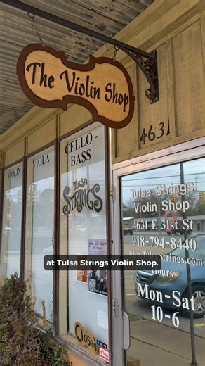 Take a tour of Tulsa Strings! Tulsa Strings has been in business for over 15 years and we are proud to serve the community's string needs. 🎻🎶 Think you might want to play an instrument? Need a repair on an existing instrument? Give us a call! 918-794-8440 #tour #violinshop #tulsa | Tulsa Strings Violin Shop