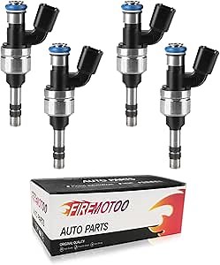 Fuel Injectors Pack of 4 12633784 12633789 FJ1154 6 Holes Replacement for Chevy Equinox 2011-2017 Impala 2014 Malibu 2013-2014 for GMC Terrain 2011-2017 for Buick Regal 2011-2017
