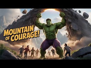 Hulk and the Mountain of Courage 🗻 | Inspiring Superhero Story for Kids