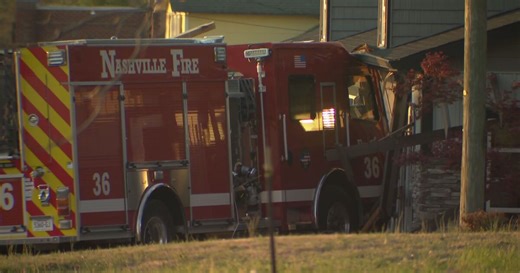 Nashville fire truck crashes into Old Hickory chiropractic clinic after driver suffers medical emergency