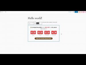 How to Create a Countdown Timer Widget using Elfsight