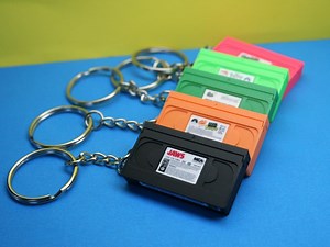 Custom VHS Movie Keychain | Personalized Video Tape Bag Charm | 3D Printed Retro Nostalgia Gift - Etsy
