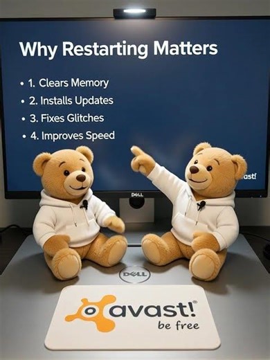 The Importance of Restating Your Computer - (Explained by the Avast Bears!)