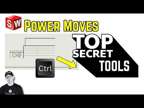 SOLIDWORKS TOP SECRET Tricks - Use CTRL and Drag (then LET GO of CTRL)