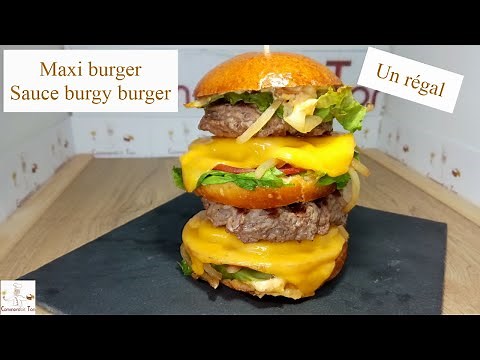Le MEILLEUR Maxi Burger Maison : Recette Gourmande et Facile à Faire !