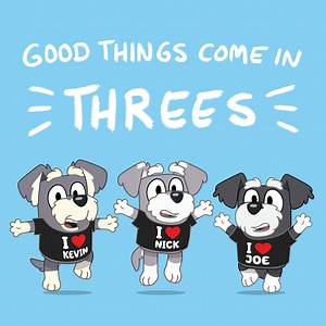 Bluey x JonasBrothers is EVERYTHING 💙 | Bluey