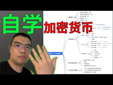 2026新手小白怎么自学加密货币？全网最详细的虚拟货币自学地图【币圈百倍盈利背后的努力】看资讯 K线工具 必备基础知识 KOL 防骗技巧 币圈博弈思维