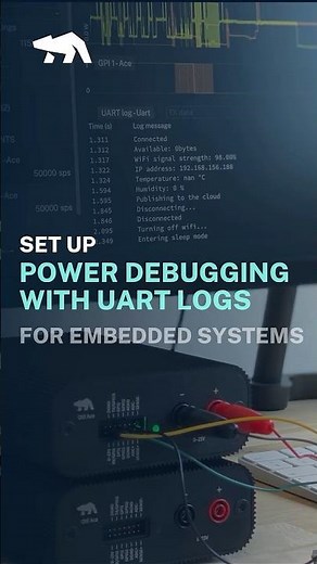 Get started with Otii | Set up power debugging with UART logs for embedded systems and IoT devices