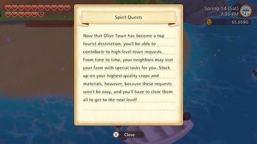 The Spirit Quests - Story of Seasons: Pioneers of Olive Town Walkthrough