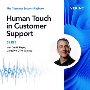 🤔 What role does empathy play in customer service? 🎧 Tune in to the Customer Success podcast with Dave Singer, Verint's Global VP of Go-to-Market Strategy, and discover how focusing on balancing human connections and automations can transform your customer interactions. #DaveOnCX | Verint