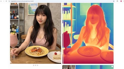 港科大的 Lotus深度及法线预测方法 魔搭的Ace