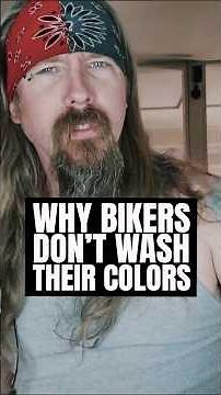 Why Real Bikers NEVER Wash Their Colors 🤫 #demonsrow #biker #motorcycle